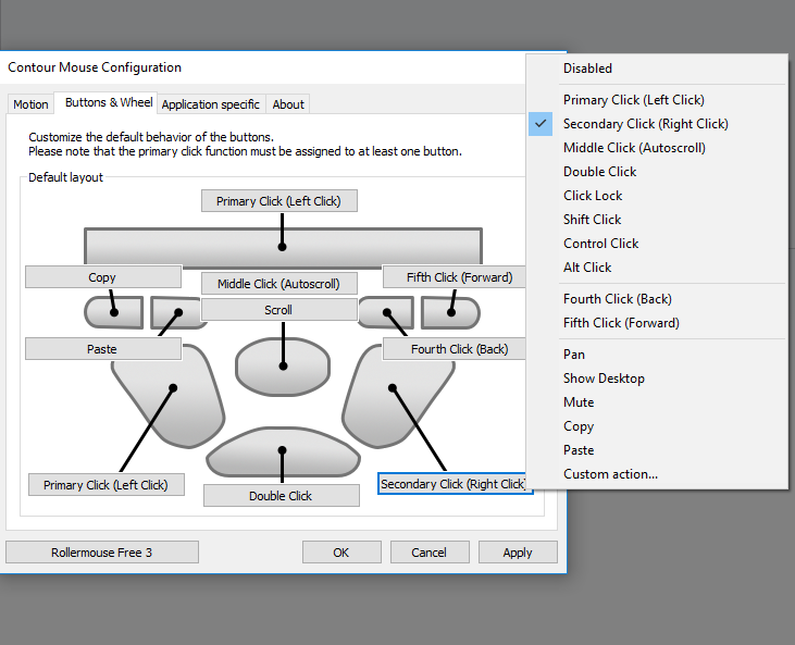 ROLLERFREE3 SETTINGS