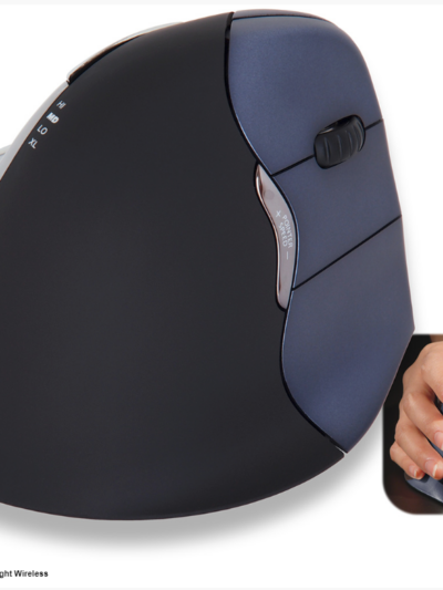 עכבר ארגונומי אנכי VerticalMouse 4 – EVOLUENT – ימין/שמאל חוטי/אלחוטי