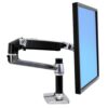 זרוע שולחנית לנשיאת מסך מחשב ארגוטרון Ergotron E-45-241-026 LX Desk Mount LCD Monitor Arm, Polished Aluminum זרוע שולחנית לנשיאת מסך מחשב ארגוטרון Ergotron E-45-241-026 LX Desk Mount LCD Monitor Arm, Polished Aluminum